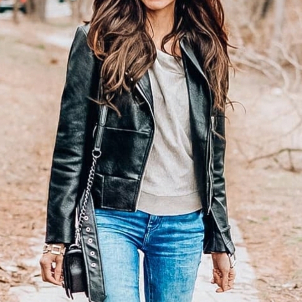 Pleather Moto jacket